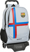 Schoolrugzak met Wielen F.C. Barcelona Grijs (32 x 44 x 16 cm)