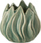 J-Line Vaas Ivy Steengoed - keramiek - groen - extra small