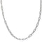 Laura Ferini - Dames Ketting Catena - 18K Wit Verguld - Zilverkleurig - 44,8 cm