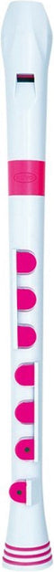 NUVO Blokfluit Duits recorder+ Roze/wit