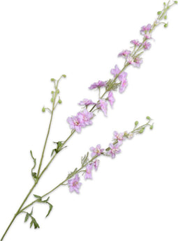 Silk-ka Kunstbloem-Zijden Bloem Delphinium Tak Roze 122 cm