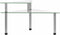 vidaXL - Keukenschap - 49,5x35x19 - cm - gehard - glas - transparent