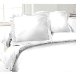 LOVELY HOME Set van 2 kussenslopen 100% katoen 50x70 cm - Wit