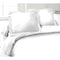 LOVELY HOME Set van 2 kussenslopen 100% katoen 50x70 cm - Wit