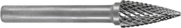 Ruko 116027 Hm Stiftfrees Boog Spits 10 Mm Kogeldiameter 10 Mm Hardmetaal Schacht-Diameter 6 Mm