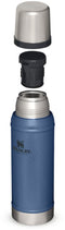 Stanley Classic Legendary Bottle 0,75L | Hammertone Lake | Thermosfles houdt 20 uur warm of koud | Vaatwasserbestendig | Roestvrijstalen Thermoskan | Lekvrij | BPA-Vrij