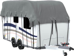 vidaXL - Caravan - dakbedekking - 500x300 - cm - vliesvlies - grijs