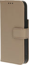 Mobiparts - Apple iPhone 14 Pro - Leather 2 in 1 Wallet Case - MagSafe geschikt - Taupe