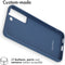 iMoshion Hoesje Geschikt voor Samsung Galaxy S22 Hoesje Siliconen - iMoshion Color Backcover - Donkerblauw