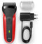 Braun Series 3 300s - Oplaadbaar Elektrisch Scheerapparaat - Waterbestendig - Rood