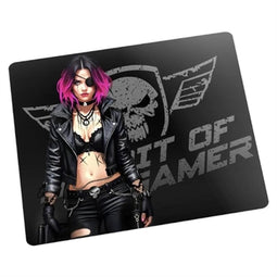 Spirit of Gamer SOG-PAD03VER - Muismat - Tempered glass - Groen