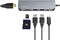 LogiLink UA0343 - USB-C Multiport Hub - 1x HDMI 2x USB 3.2 Gen 1 Aluminium