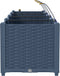 vidaXL - Tuinplantenbakken - met - Waterirrigatiesysteem - - - 4 - stuks - - - Grijs