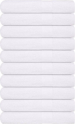 vidaXL - Handdoeken - 10 - st - 100x200 - cm - 360 - g/m² - 100% - katoen - wit