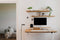 Oakywood Desk Shelf - Massief Eiken / Zwart - Echt Hout Dual Monitor Standaard Beeldschermverhoger Clean Desk Ergonomisch Stijlvol