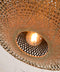 GOOD&MOJO Wandlamp Kalimantan - Bamboe/Zwart - Ø87cm - Binnen Modern
