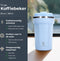 Castagnola Thermosbeker - Koffiebeker To Go - Dubbelwandig - 380 ML - Lichtblauw - Octagon