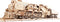 Ugears Houten Modelbouw - V-Express Stoomtrein met Tender