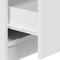 vidaXL - Nachtkastje - met - 2 - lades - 40x36x50 - cm - wit
