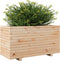 vidaXL - Plantenbak - 90x40x49,5 - cm - massief - grenenhout