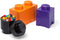 Lego - Opbergbox Brick Set van 3 Stuks Halloween Editie - Kunststof - Multicolor