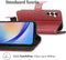 imoshion Samsung Galaxy A35 - Luxe Bookcase - 3 pasjes - Rood