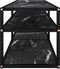 vidaXL - Tv-meubel - 160x40x40,5 - cm - gehard - glas - zwartmarmerkleurig