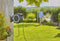 GARDENA PowerRoll XXL - Accu-slanghaspel - Automatisch oprollen 40 m - Grijs-wit