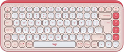 Logitech POP Icon Keys - Draadloos Bluetooth Toetsenbord - Comfortabel Typen - Roze/Wit