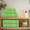 vidaXL - Douchehanddoeken - 4 - st - 70x140 - cm - 360 - g/m² - 100% - katoen - appelgroen