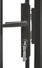 vidaXL - Poort - 1x1,75 - m - staal - zwart