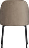 BePureHome Vogue Eetkamerstoel - Fluweel - Khaki - 83x50x58