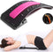 EarKings Backstretcher Massage Apparaat met Zachte Massage Pads - Verstelbare Rugstretcher voor Optimale Ontspanning - Roze
