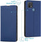 iMoshion Hoesje Geschikt voor Oppo A15 Hoesje Met Pasjeshouder - iMoshion Slim Folio Bookcase - Donkerblauw