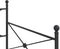 vidaXL - Slaapbank - zonder - matras - 107x203 - cm - staal - zwart