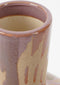 Mica Decorations Javi Vaas - Keramiek - Abstract patroon - Roze Beige