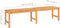 vidaXL - Tuinbank - 180 - cm - massief - teakhout