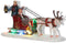 Luville Kerstdorp Miniatuur Rendierenslee - L16 x B5,5 x H7,5 cm