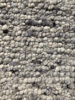 Sirmione 33 Vloerkleed - 250x350 - Rechthoek - Laagpolig,Structuur Tapijt - Industrieel - Antraciet, Grijs
