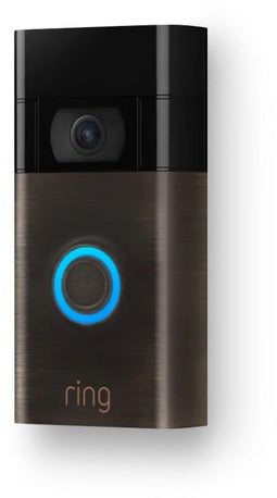 Ring Video Doorbell 2 - Videodeurbel - 1080p HD - Brons/Zwart