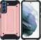 iMoshion Hoesje Geschikt voor Samsung Galaxy S21 FE Hoesje - iMoshion Rugged Xtreme Backcover - Rosé
