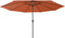vidaXL - Parasol - met - LED-verlichting - 400 - cm - terracottakleurig
