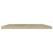 Wandschappen 4 st 100x20x1,5 cm spaanplaat sonoma eikenkleurig