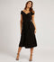 Guess Erynn - Dames Jurk - Strik in taille plissé rok - Zwart (2022)