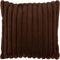 J-Line kussen Corduroy - polyester - chocolade