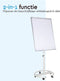 BRASQ Flipover Deluxe - Verrijdbaar - 70x100 cm - Magnetisch - Wit