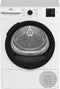 Beko BMS3T382CW - Warmtepompdroger - 8 kg - C - Taaldisplay Duits