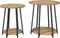 vidaXL - Salontafels - Set - van - 2 - in - Artisan - Eiken - met - Houtcomposiet - en - Metaal