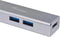 Equip 128958 - USB Hub - 4x USB 3.2 Gen 1 - Zilver