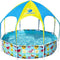 Bestway Steel Pro - Kinderzwembad - UV Zonnescherm & Watersproeier - 244x51 cm